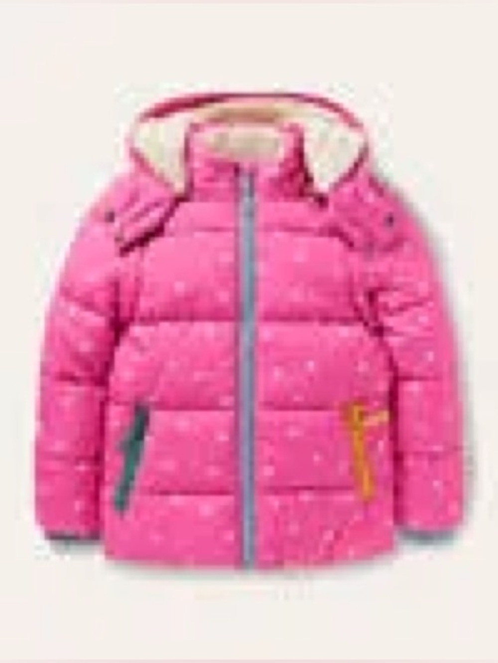 Cosy 2 in 1 Padded Jacket | Tickled Pink Confetti Star